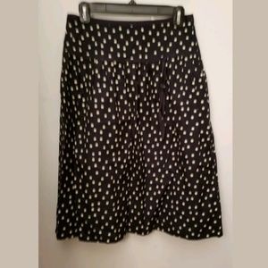 J Crew Polka Dot Skirt Size 0